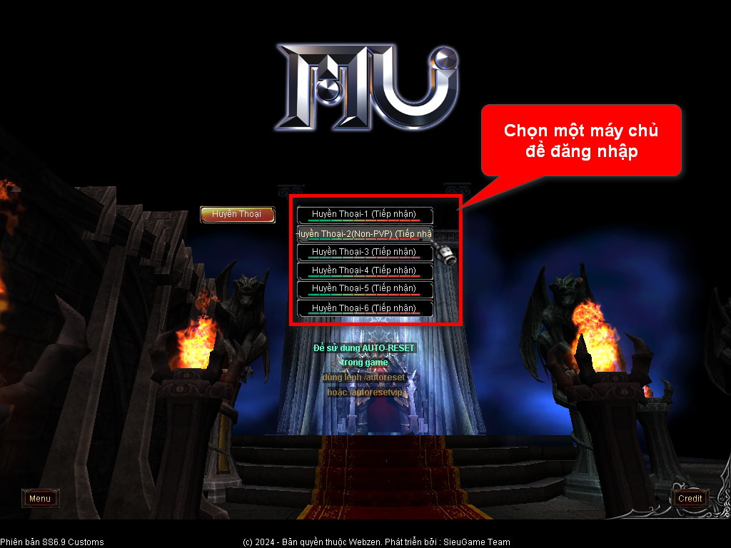 Chức năng chính của Game MU Hắc Long